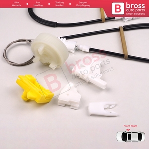Kit de réparation de lève-vitre électrique BWR562, porte droite, pour Clio MK2 BB CB SB 1998-2012, 2/3 portes, HB, Coupé, Van, 7700842246 - Product Image 6