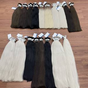 Couleur en vrac faisceau de cheveux naturel droit Vietnam cheveux humains brut vietnamien faisceau de cheveux - Product Image 5