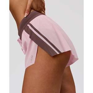 Shorts de course mi-taille pour femme - Accelérate 3 Force Marshmallow - Cocoa Powder - Product Image 3