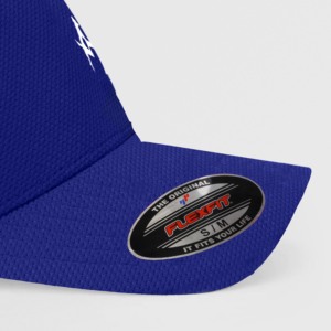Casquette Pro Profile GA respirante bleue pour le sport - Product Image 4