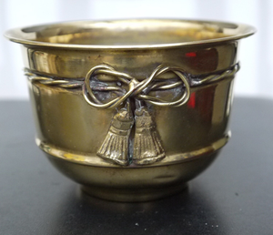 Jardinière en métal plaqué laiton poli brillant pour l'intérieur et l'extérieur, balcon, salon, salle de séjour, pot de fleurs - Product Image 5