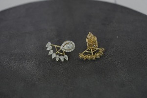 Pendientes de diamantes blancos cultivados en laboratorio con claridad VS1 a la moda IGI SGL certificado chapado en oro rosa elegante regalo de boda - Product Image 6