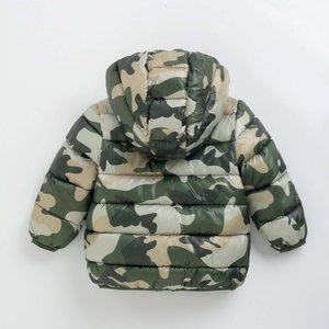 2025 nueva chaqueta acolchada de invierno a prueba de viento para niños abrigo cálido con cremallera para bebés rellenos de tela de lona hecha de algodón - Product Image 5