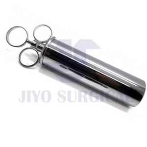 Jeringa de eliminación de cera Enemma del oído de grado premium 8oz-Instrumentos veterinarios quirúrgicos Acero inoxidable 200ML - Product Image 3