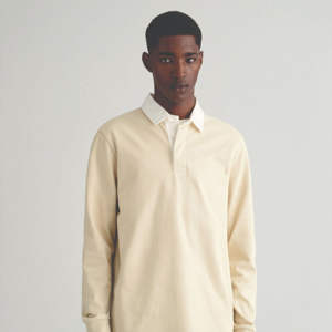 เสื้อรักบี้ผู้ชายเนื้อผ้าเรียบ ใส่สบาย คุณภาพสูง ระบายอากาศได้ดี ผลิตจากผ้าฝ้าย 100% แบบดิจิตอล แห้งเร็ว เหมาะสำหรับใส่ในชีวิตประจำวันและกิจกรรมกลางแจ้ง - Product Image 2