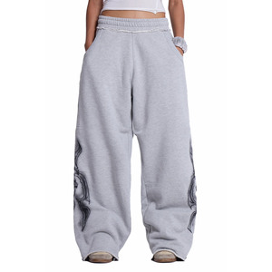 Pantalones Jogger Personalizados con Estampado, Cintura Media Doble, Pierna Recta, Casuales, Ligeros, de Alta Calidad, Cómodos, con Cierre de Cordón - Product Image 3