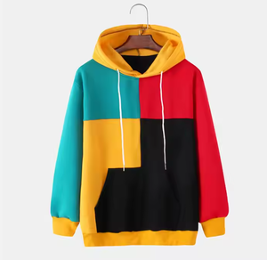 เสื้อฮู้ดสวมหัวสีทึบของผู้ชายได้รับความนิยมสูงสุดพร้อมโลโก้กำหนดเองได้สำหรับฤดูหนาว - Product Image 1