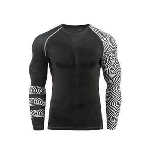 Camiseta de compresión para hombre estilo Rashguard Top ligero para Fitness, correr y entrenamiento de gimnasia - Product Image 6