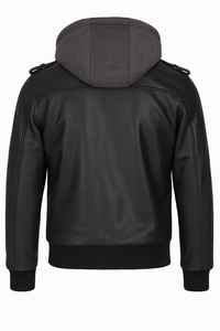 Abrigo de Cuero Personalizado de Alta Calidad, Abrigos de Cuero Cálidos para Hombre, Chaquetas de Invierno, Chaquetas de Moda - Product Image 2