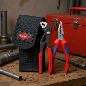 For Knipex Mini <b>Pliers</b> <b>Set</b> 2-Piece Tool in Belt Pouch for Convenient Use - Product Image 3