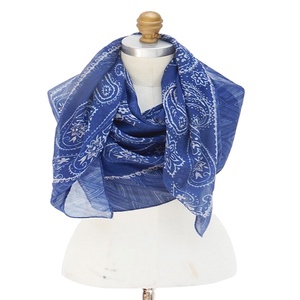 Customized Factory Double Print <b>Bandana</b> Scarf Best Fashion Silk Chiffon Square with Custom Logo Fans Superior to Other Scarves - Product Image 1