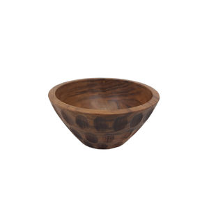 New Design <b>Christmas</b> Decorative Solid Wood Fruit <b>Bowl</b> Eco Friendly Wooden <b>Bowl</b> Logo Custom Acacia Wood Round Shape Salad - Product Image 6