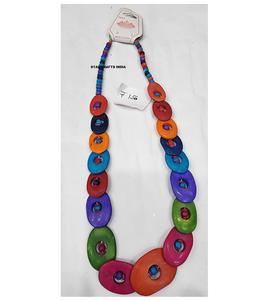 Collar de Cuentas de Vidrio Hechas a Mano para Mujer, Artesanía Estilo Indio, Venta al Por Mayor - Product Image 1