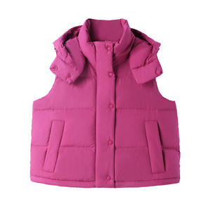 Gilet matelassé décontracté pour homme, personnalisé, respirant, pour l'hiver, avec fermeture éclair, service OEM, fabriqué en toile de polyester durable, logo personnalisé - Product Image 5