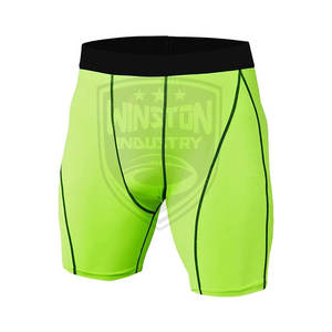 กางเกงขาสั้นรัดกล้ามเนื้อสำหรับผู้ชาย, ใหม่2024กางเกงรัดเอวยางยืดสไตล์สตรีทสำหรับฟิตเนสและการวิ่ง - Product Image 1