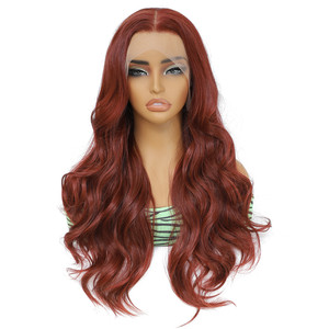 Kanekalon Futura 13x6 HD Lace Front <strong>Wig</strong> Synthetic Hair <strong>Wig</strong> for <strong>Black</strong> <strong>Women</strong> Heat Resistant Wavy Curly Synthetic Lace Frontal <strong>Wig</strong> - Product Image 3