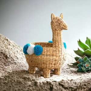 2024 Wholesale Price Cute <b>Animal</b> Kids Storage <b>Basket</b> Rattan Water Hyacinth Kids Clothes Laundry Wicker Storage <b>Baskets</b> - Product Image 4