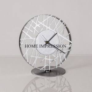 Reloj de espejo personalizable con números romanos Atractivo hermoso diseño Precio bajo para ocasiones de boda Logotipo de tamaño personalizado - Product Image 4