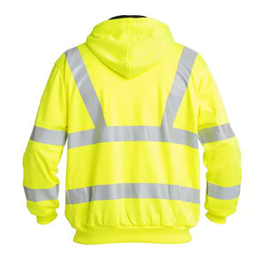 Sudaderas con capucha HI VIS de alta calidad con el mejor diseño para uso en invierno con logotipo personalizado a precio barato sudaderas con capucha de trabajo de invierno HI vis duraderas - Product Image 2