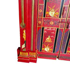 Porte en bois massif vintage, décoration artisanale, design traditionnel pour salon, chambre à coucher, salle à manger, bureau à domicile, prix de gros - Product Image 3