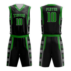 100% Material de poliéster de alta calidad mejor diseño personalizado al aire libre ropa de verano uniformes de baloncesto - Product Image 4