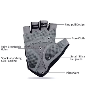 Direct Factory's New Fashion Cómodos guantes de carreras de bicicleta de cuero impermeables Diseño personalizado Deportes Moto Montar para exteriores - Product Image 6