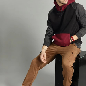 Nouveauté 2025 – Sweat à capuche décontracté pour homme, coupe ajustée, personnalisable, en molleton respirant et confortable, 100 % coton, idéal pour l'hiver - Product Image 4