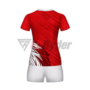 Custom Logo Printing Women's Volleyball Uniform Adults <b>Black</b> <b>Shorts</b> Quick Dry Breathable 100% Polyester Custom Colors Shirt - Product Image 3