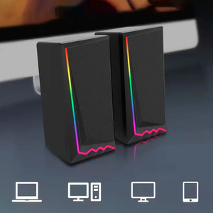 ลำโพงคอมพิวเตอร์ RGB ลำโพงตั้งโต๊ะพีซี - คละสี - Product Image 2