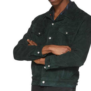 Chaqueta de Invierno para Hombre de Cuero Gamuzado, Tela de Lona Transpirable y Resistente al Viento, Color y Logotipo Personalizables, Diseño Frontal Personalizado para Equipos, Alta Calidad - Product Image 4