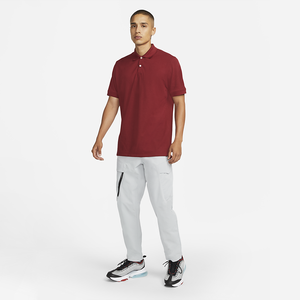 Vente en gros Polo avec logo personnalisé Polo uni coupe ajustée ultra-mince extensible et respirant à séchage rapide pour hommes - Product Image 6