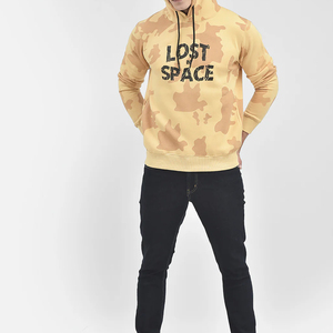 Chất lượng tốt nhất dày Polyester/Bông Lông Cừu Hoodies cho nam giới tùy chỉnh thiết kế logo & in kỹ thuật số cho mùa đông - Product Image 1