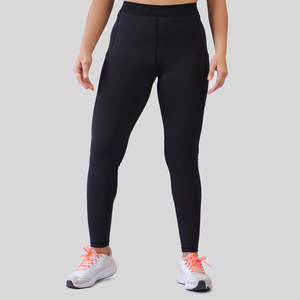 Legging noir taille haute en maille respirante Spandex/Nylon, imprimé léopard, taille élastique, grandes tailles, vêtements de sport XXS XXL - Product Image 2