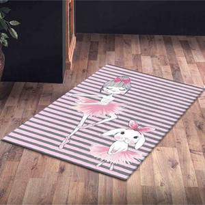 Tapis Fille Danseuse et Lapin, Tapis Imprimé, Tapis pour Chambre d'Enfant, Tapis Personnalisés, Tapis Doux à Poils Longs - Product Image 5