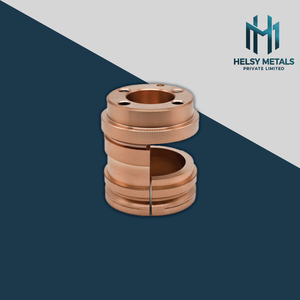 Insert fileté en cuivre de haute pureté, composant d'usinage VMC personnalisé pour les systèmes industriels et électriques à haute température - Product Image 1