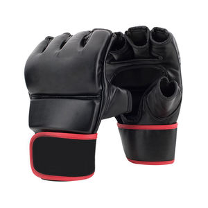 Guantes de Piel Sintética de Media Palma para UFC MMA, Diseño Nuevo, Transpirables, de Alta Calidad OEM, para Entrenamiento de Artes Marciales y Boxeo - Product Image 4