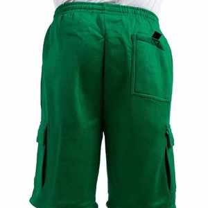 Shorts de sport pour homme avec logo personnalisé, été, 100% coton, toile, séchage rapide, respirant, haute qualité, couleur unie, décontracté - Product Image 2