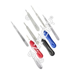 Nuevo Juego de 10 Piezas de Palas Quirúrgicas Dentales Rectas Redondas de Acero Inoxidable, Instrumentos Manuales - Product Image 2