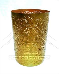 Bulk Wholesale Metal <b>Tealight</b> <b>Lantern</b> Cylinder Lattice Cut Candle Holder for Wedding Events Ramadan Decoration and Festive - Product Image 3
