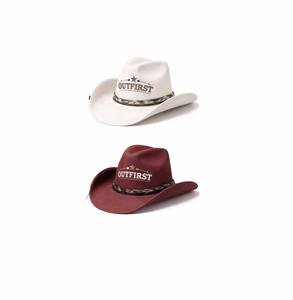 Chapeaux de cowboy pour adultes, ajustables, respirants, professionnels pour l'équitation, couleur/logo personnalisés, unisexe, quatre, fabrication en usine - Product Image 3