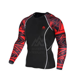 ชุดออกกำลังกายฟิตเนสผู้ชาย ชุดคอมเพรสชั่นสั่งทำพิเศษ วัสดุทนทาน ชุดคอมเพรสชั่นผู้ชาย - Product Image 2