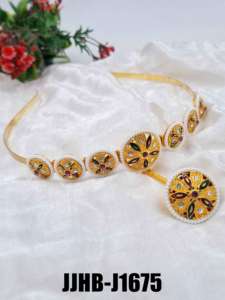 Venta al por mayor de bandas para el pelo, joyería de moda para mujer, boda, fiesta, Festival, hecho a mano, diseñador étnico, proveedor de joyería - Product Image 3