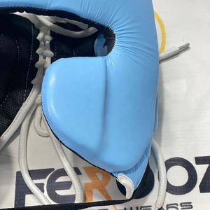 Best Seller Adjustable Professional Boxing <b>Head</b> Guard for MMA/Kickboxing <b>Training</b> Custom Genuine Leather Durable Breathable - Product Image 2