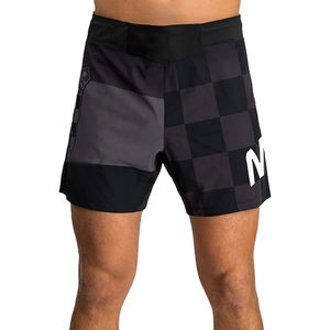 Shorts de lutte MMA sur mesure, 220 grammes, polyester/coton/spandex, logo personnalisé sur le devant, séchage rapide, respirant, options de couleurs personnalisées - Product Image 1