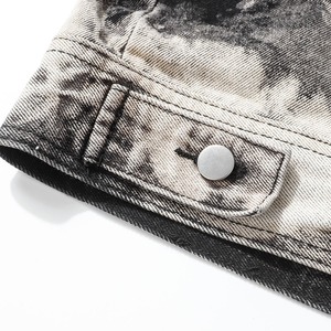 Veste denim à logo personnalisé en vente pour hommes à bas prix Vêtements décontractés Vestes denim chaudes et respirantes de haute qualité pour hommes - Product Image 4