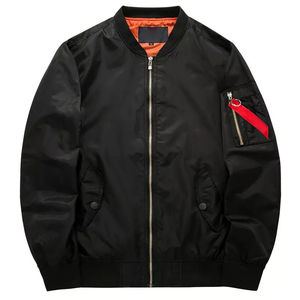 Vestes bomber d'hiver pour hommes les plus vendues avec broderie, couleurs et style personnalisés, veste bomber 100% polyester en gros - Product Image 5