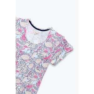 Camiseta ajustada de marca para mujer, algodón estampado, tallas XS y XXS, estilo de verano de longitud corta con decoraciones de Letras a rayas de diamantes - Product Image 2