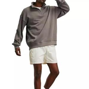 Sudaderas con media cremallera para hombre, la mejor calidad, estilo callejero de secado rápido, diseño de color personalizado, técnicas bordadas, precio bajo - Product Image 2