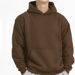 100% Baumwolle, personalisierbarer Logo-Hoodie für Herren, Oversize-Pullover, Fleece, lange Ärmel, Sweatshirt, Streetwear, Herren- und Damen-Hoodies - Product Image 4