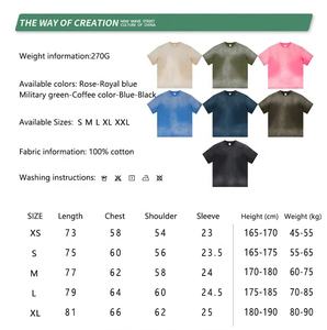 Conjunto de camiseta y pantalones cortos para hombre, ropa deportiva unisex informal, vintage, lavado con ácido - Product Image 5